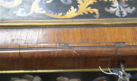 A large 19th century Italian kingwood and tulipwood crossbanded casket, 16.5in.